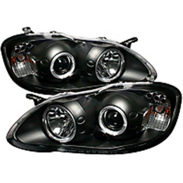 Spyder Toyota Corolla 2003-2008 Projector Headlights - Black S2Z-5011787